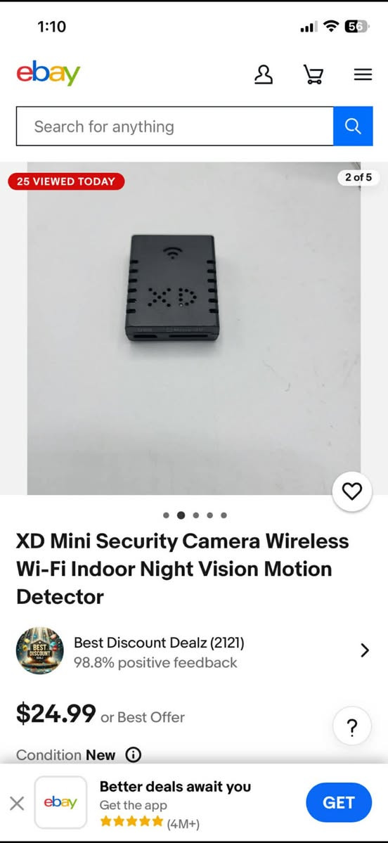 كامرة سرية حجم صغير
تاخذ ميموري واي فاي تطبيق شحن تصوير ليلي على اول تم ٢٠ الف شامل التوصيل


**إذا كنت صاحب هذا الإعلان وتريد حذفه لأي سبب، رجاءا أرسل رسالة إلى الدعم الفني**