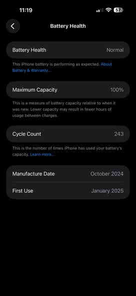 السلام عليكم
ايفون16pro max
جهاز نضيف جداً وما مفتوح مع حافظة اصلية
بطارية 100
السعر 1400 وبي مجال بسيط
الموقع بغداد/ حي البتول
للتواصل ***********
