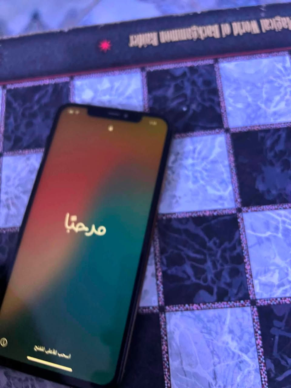 آيفون اكس إس ماكس للبيع تلفون نضيف مبدل شاشه والكامره تهتز يحتاجلها مغناطيس سعره ٥ الف للبيع سعره ١٨٠ وبي مجال

***********
