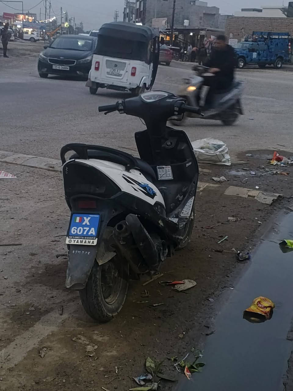 السلام عليكم دراجة للبيع ماكس عدلة شلعة ومعدل دراجة حلوة السعر 425 وبيها مجال مكاني ديالئ بعقوبة الامين متواجد خاص او على الرقم ***********
