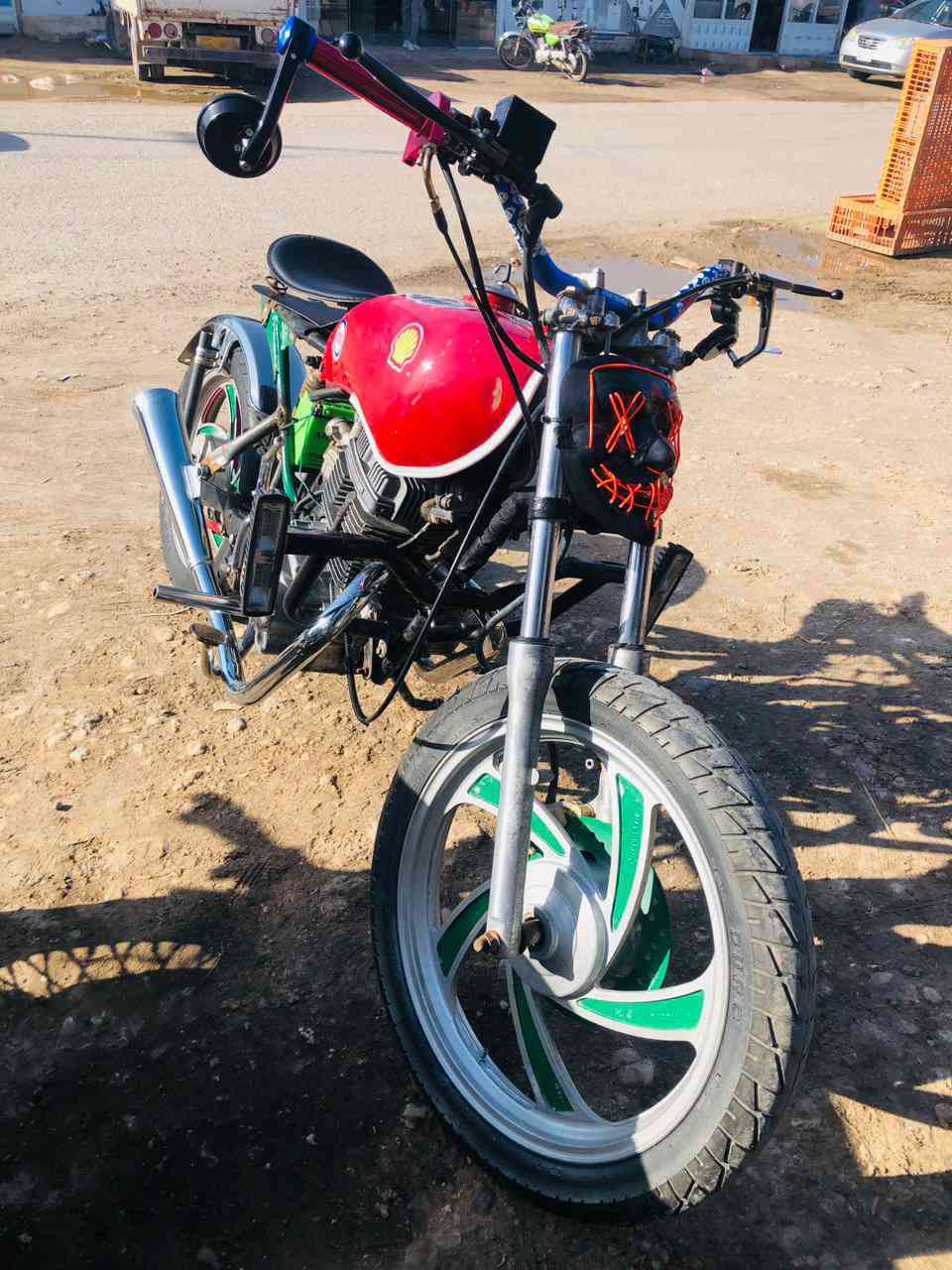 سلام عليكم 
سعر ٤٥٠
دراجه معدله كشن واحد محرك جبير ناعم عربانه مطوله دراجه منزلها نشاط فول سوبر ويا المحرك سكان مال بطحه سكليتر رياضي دوسات رياضي نشرات فدراليه قناع جوكر وداخله اضويه مرايات كلاسك ناعمه فول 
بيها نمرة ال٣ ما تاخذها يعني ٢ ونوب ٤ غير هذا مابيها اي خلل تجي تفحص وتاخذها كلك بدون اوراق بيع او مراوس حسب القناعه للتواصل خاص او رقم
***********
