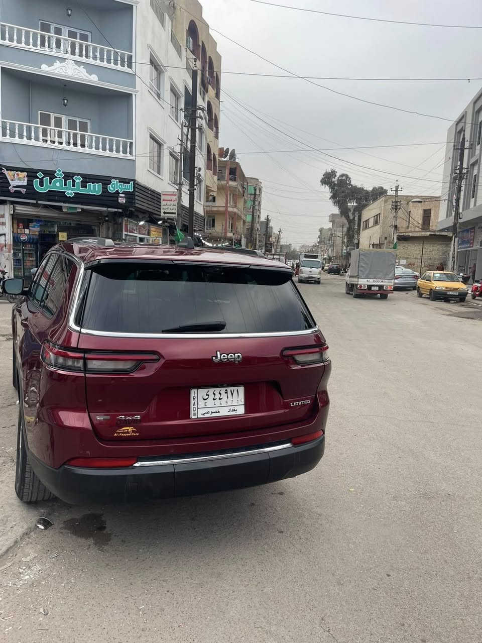 جيب لاريدو 5 راكب موديل 2023 للبيع
محرك V6 3600
رقم بغداد
مواصفات السيارة:
• كير ماوس
• تشغيل عن بعد
• ردارات جانبية
• ٤ كامرات 
• رادار خلفي
• حساسات خلفية
• توقف ذاتي
• كاميرا دوارة
• نقاط عمياء
• تحديد مسار
• قيادة ذاتية
• كروز سرعة
• سايد بريك بصمة (كهرباء)
• ويل 20
• شاحن لاسلكي
• أبل كار بلاي
• كشنات جلد
• كشن كهرباء
• هيترات بالكشن
• هيتر بالستيرن
• صندوق كهرباء
• لايت زينون بلادي

( قطعتين صبغ جاملغ و بنيد سونار موضح بالصور )

مكان السيارة بغداد 
السعر : 250$ 
للاستفسار : ***********
