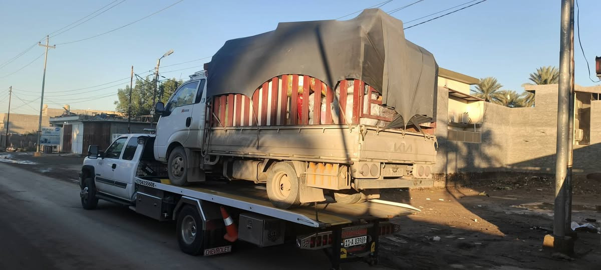 كرين سطحي بغداد  ***********====***********===***********
كرين بغداد لنقل كافة انواع السيارات داخل وخارج بغداد على
مدار 24 ساعة مستعدون لنقل السيارات الى جميع انحاء العراق
