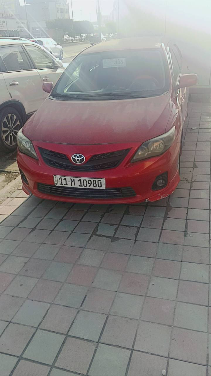 السلام عليكم
كورلا 2013 مكفوله من الضربة ول 
دواخل بيها الصفحتين صبغ جماليه 
معروضة 110 وبيها مجال مكاني فلوجه 
***********
***********
