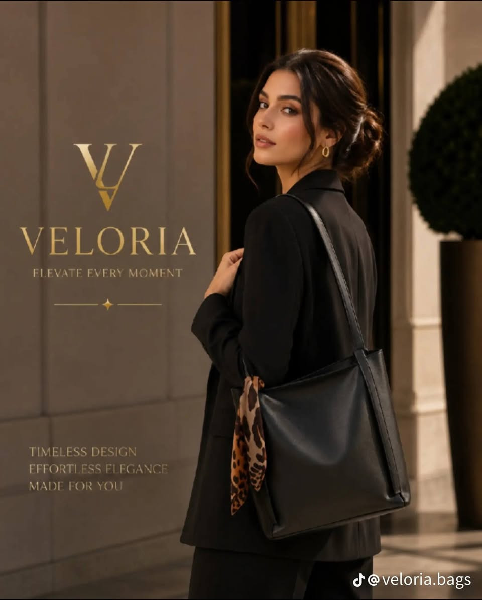 ✨ مرحباً بكم في VELORIA ✨
حيث تلتقي الأناقة بالفخامة في كل تفصيل 🖤
نقدم لكم تشكيلة مختارة من الحقائب النسائية التركية عالية الجودة، بتصاميم عصرية وخامات فاخرة تمنحك إطلالة راقية في كل مناسبة.

السعر 17 الف دينار عراقي
توصيل جميع محافظات العراق 2000 دينار فقط
للحجز تواصل دايركت 
او الاتصال ***********
