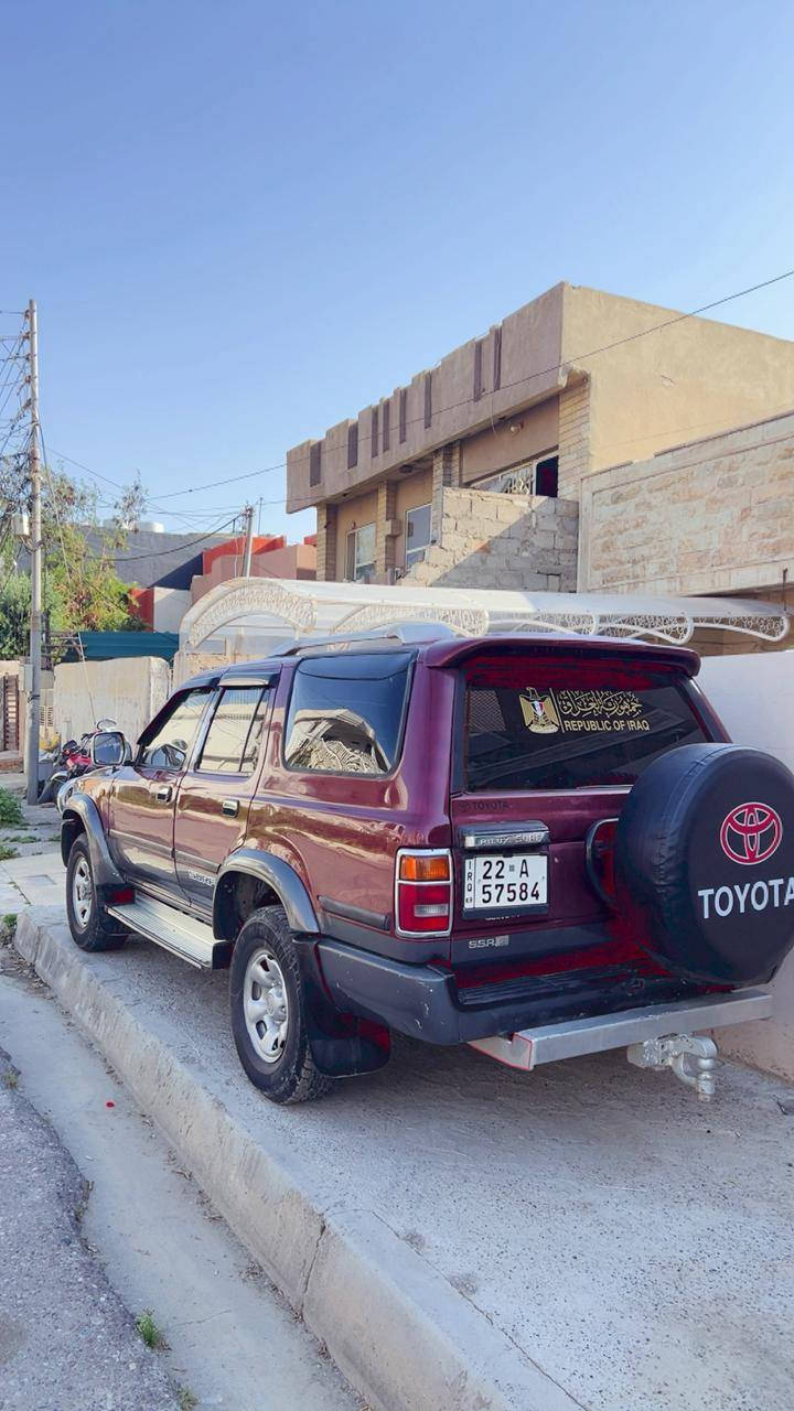 رنر تيوتا
موديل 97
هزه جديده
سنويه جديده
رقم أربيل
صبغ كلير حزام فقط بدون معجون بدون حادث 
محرك 6
كير محرك شرط
تبريد ثلج ❄️🥶 
ماناقصها كلشي
السعر 75
رقم الهاتف ***********
