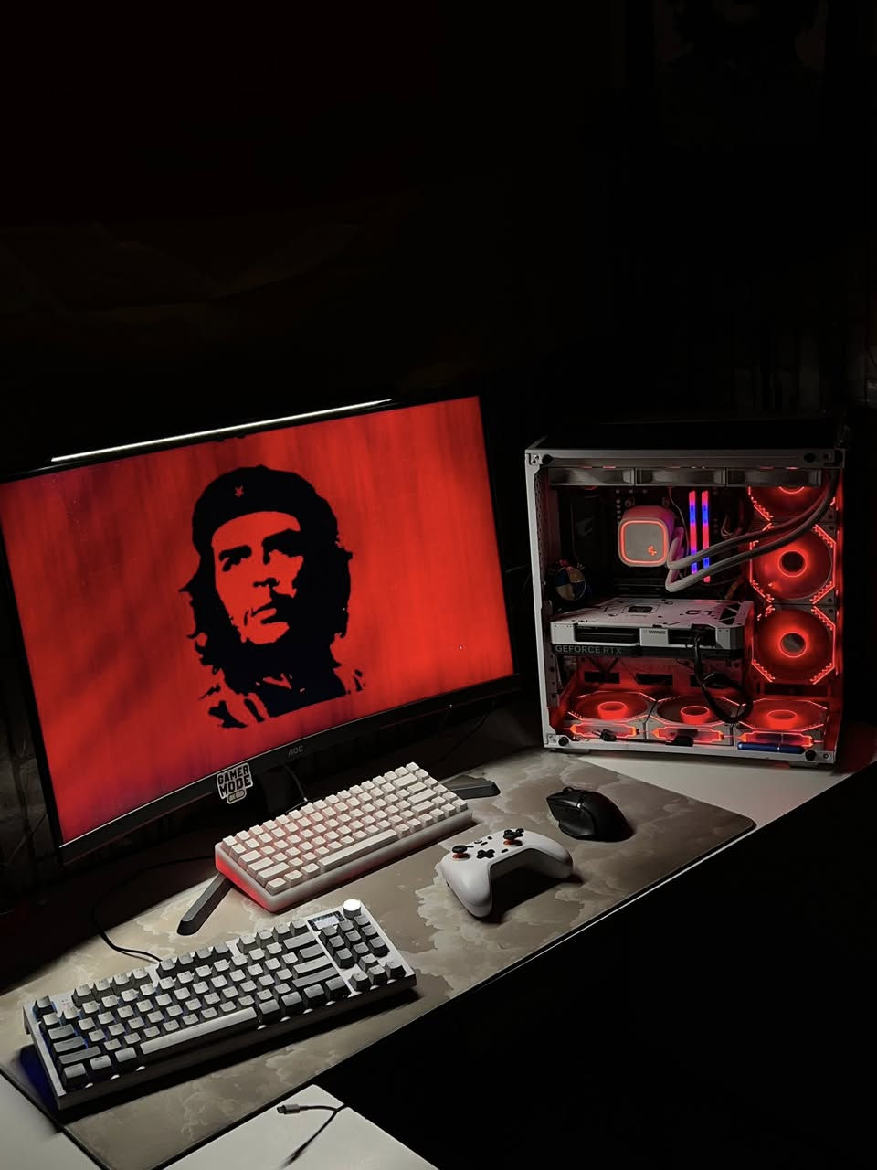 فقط كيس للبيع
السلام عليكم ورحمة الله وبركاته 
سبب البيع معتاز فلوس

المواصفات : 
Motherboard B550M aorus elite

Ryzen 5 5600

RAM 32GB 2x16 DDR4 3200mhz XPG WHITE

Cooler Deepcool LE720 360mm white

RTX 4070 12GB Asus white 

Power supply 500W EVGA 

Case xigmatek 6fan white

M.2 lexar 620  512GB Gen4 

ملحقات
Keyboard K86 wireless white 
Mouse razer baslisk X hyperspeed wireless 

 كراتين جميع القطع موجودة بكامل الملحقات

الكيس بي بعض الملاحظات الخارجية البسيطة جدًا ومالها تأثير مثلًا الكيبل منجمنت غير مرتب و هب الفانات يحتاج الى إعادة ربط من جديد وماعندي مجال اسويهن لأن ترتيبهن يأخذ وقت

السعر : 1250

مكاني بغداد


**إذا كنت صاحب هذا الإعلان وتريد حذفه لأي سبب، رجاءا أرسل رسالة إلى الدعم الفني**