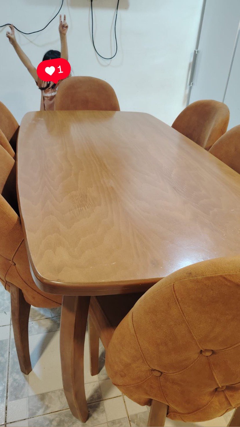 ميز طعام نظيف شوفة العين صاج و وزنه ثكيل ما ينشال
ماكو منه جديد هيج صاج هذا لكطه ماخذه من عائلة تاركينك حته ما ياكلون عليه خذيته بوكته قبل سنتين ب 520 الف و لو ما محتاج ما ابيعه لان ماكو بنضافته
السعر ب235 الف و بي مجال
***********
