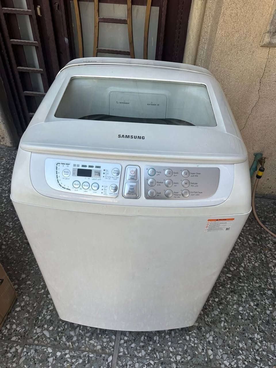 للبيع
غسالة سامسونك اوتوماتيك 
نظيفة جدا شغالة
15 كيلو
200

عامرية
فرع فلافل طربوش


**إذا كنت صاحب هذا الإعلان وتريد حذفه لأي سبب، رجاءا أرسل رسالة إلى الدعم الفني**