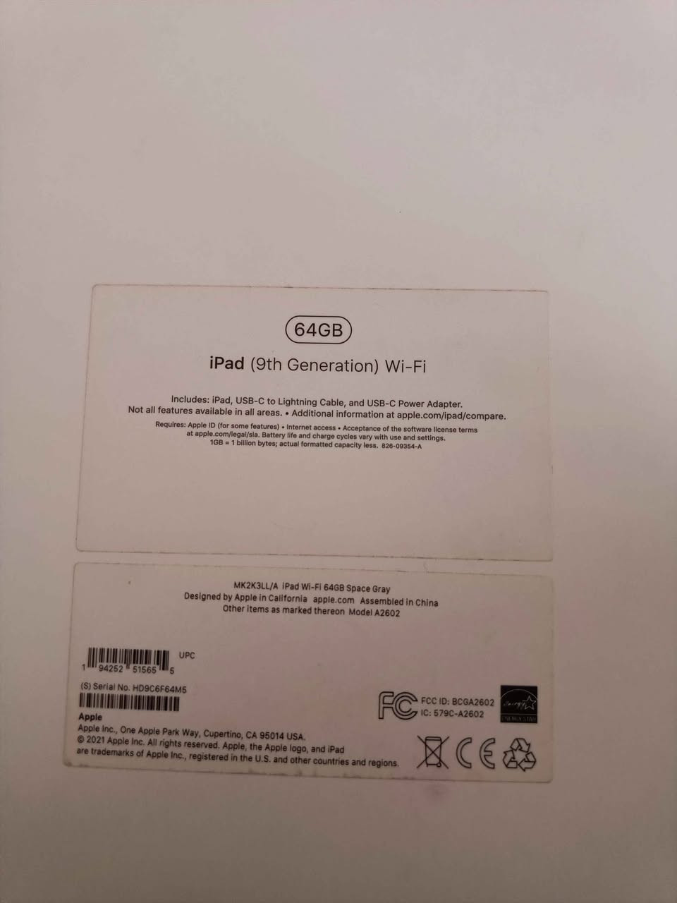 ئایپاد جیلی 9 64g گێگا زۆر تازەیە کارتۆنی ماوە بێ شوخت و شکاوی زۆر کەم بەکار هاتووە هی کۆمپانیای M Center واتە ئەوروپی نیە .
175000 
***********
ناونیشان.  سلێمانی السليمانية, العراق

