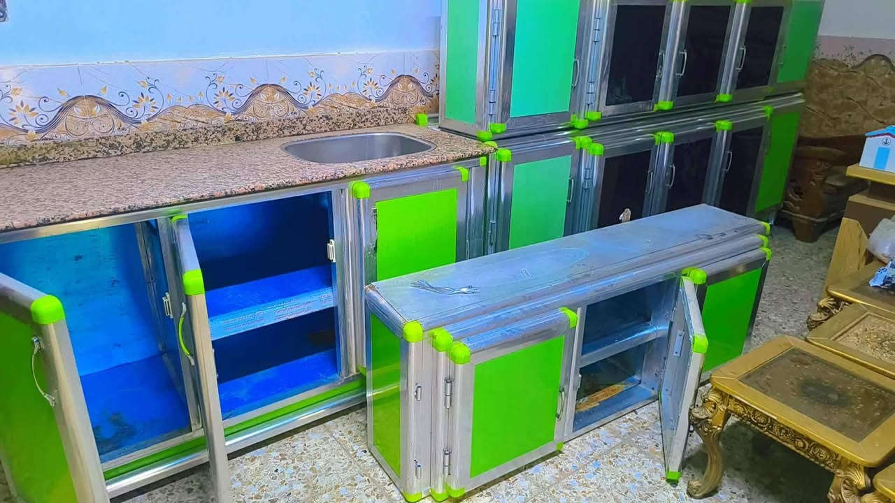 تزكام ٤قطع سنكي  كوارتز حوض سل ستيل ب٤٥٠فقط الشراي يتصل ***********
