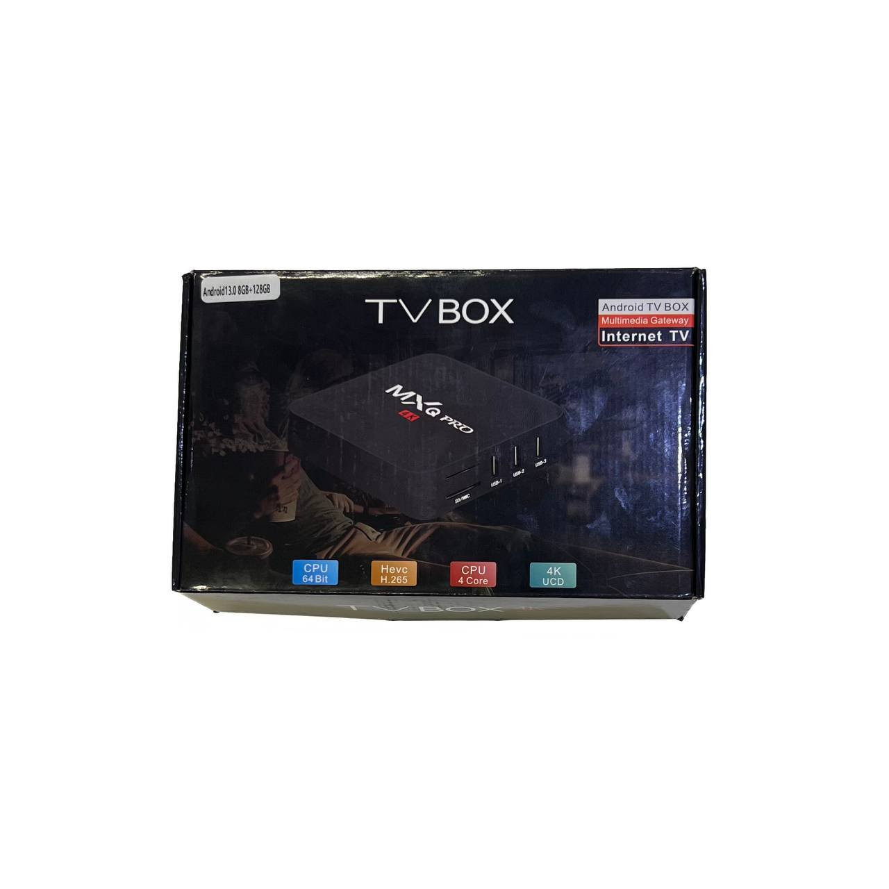 Tv box 
السعر 30 الف مع توصيل
الذاكرة 128GB
الرام 8GB 
الدقة 4K


**إذا كنت صاحب هذا الإعلان وتريد حذفه لأي سبب، رجاءا أرسل رسالة إلى الدعم الفني**