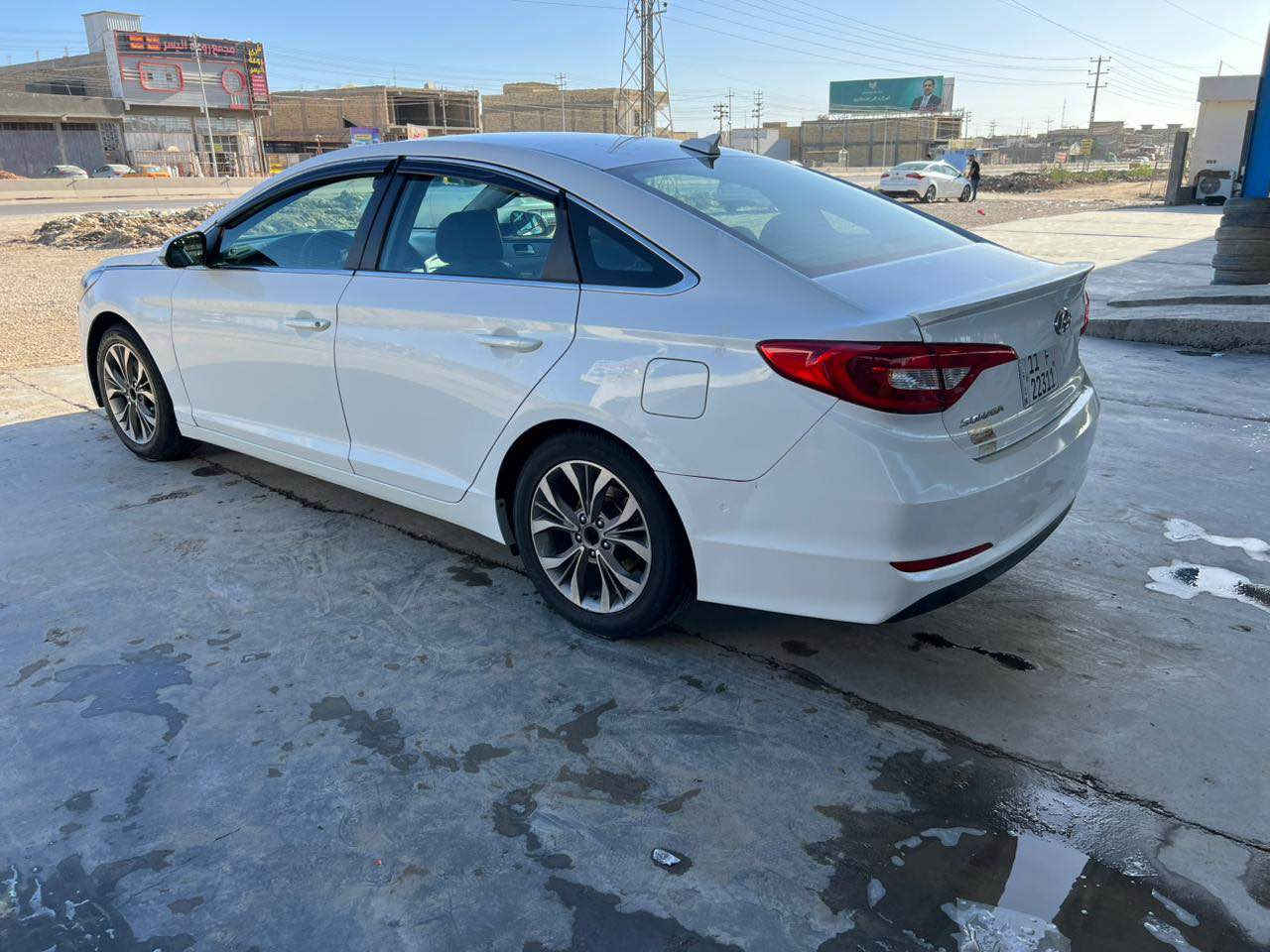 سوناتا 2017 امريكي رقم بغداد بسمي منضومه غاز شادله كامله يعني  غاز بانزين حادثه فقد بنيد بدون دواخل سياره جديده وبدون اي نقص سعرهه 110 وبيه مجال مكان السياره الديوانيه غير متواجد ع خاص *********** ديوانية, القادسية
