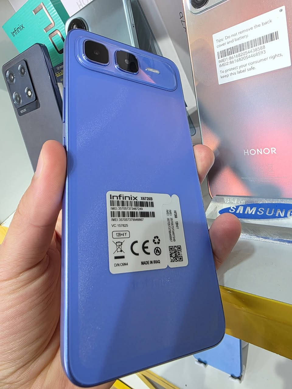 ##متوفر ##
انفنكس سمارت 10 بلص 
ذاكرة  ☆☆  128
رام ☆☆ 4+2
للبيع او المراوس 
السعر 75 الف 
العنوان --كربلاء حي الغدير :سوق حي الغدير :قرب مطعم ابو احمد: مجاور مختبر حلم الطبي
: مركز الدقه للموبايل
 التواصل خاص او اتصال 
*********** مصطفى 
*********** مقتدى
