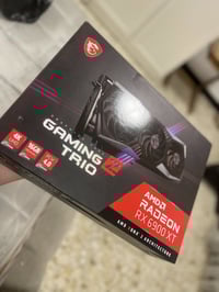 rx6900xt msi trio z 16gb  الكرت مستخدم قليل جداً نضيف  وداخل ضمان  مكا...