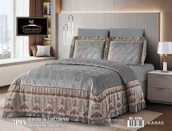 ‏اللهم صل على محمد وآل محمد

‏جديدنا مفروشات الأمير  فرشة نفرين شتائي قديفة مقرنص نزال  ثلاث جهات قماش + تول  مع اثنين وجه مخدة ￼

المحتويات 3 قطع 
فرشة مقرنص قياس 230* 250 سم 
وجة مخدة عدد 2 قياس 50*70 سم 

السعر (22 ألف ) 

العنوان 
‏كربلاء/ شارع الحر/ مقابل أسواق المائدة/ مجاور مركز ميثم التمار للموبايل 

‏يوجد توصيل داخل كربلاء وإلى جميع المحافظات العراقية 
*********** ￼
