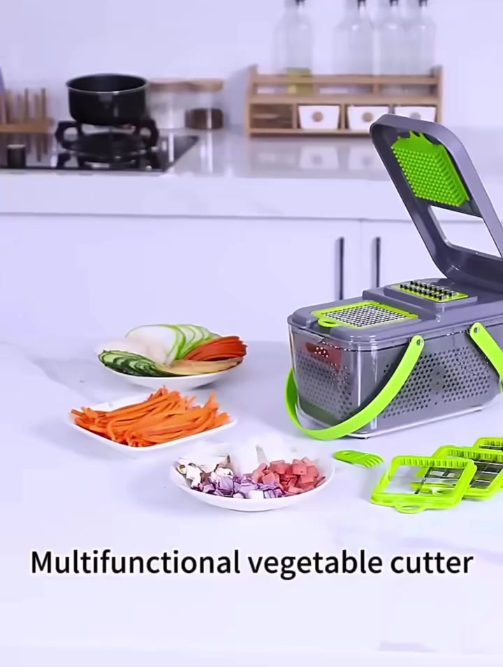 🏠 Mina Home Houseware تقدّم لكم:
🍎 قطّاعة وخلاط خضار وفواكه متعددة الوظائف 22 قطعة – Veggie Slicer
سهّل تحضير وجباتك اليومية مع مجموعة التقطيع العملية والشاملة!

✨ مميزات المنتج:
 • مجموعة 22 قطعة لتقطيع وفرم خضار وفواكه بكفاءة عالية
 • 7 شفرات لتقطيع المكعبات بأحجام مختلفة:
• 6×36 مم – 18×18 مم – 18×36 مم – 12×12 مم
 • مبشرات متنوعة: 4 مم و3 مم ومبشرة ناعمة
 • شفرات لتقطيع الشرائح: مستقيم ومموج
 • سلة تصريف لتسهيل الغسل والتنظيف
 • أدوات مساعدة: مقشرة، واقي يد، فاصل بيض، فرشاة تنظيف، أداة تثبيت (Claw)
 • حاوية شفافة تتحمل حرارة من ‎-30° إلى ‎60°C

🔹 المواصفات:
 • النوع: قطّاعة ومقطّع خضار وفواكه يدوي
 • عدد القطع: 22 قطعة
 • صنع في الصين
 • موديل: JD-3112
💡 محتويات العلبة:
7 شفرات مكعبات، مبشرة 4 مم و3 مم، شفرة مموجة، مبشرة ناعمة، شفرات تقطيع شرائح 1.0 مم و1.5 مم، مقشرة، واقي يد، فاصل بيض، سلة تصريف، فرشاة تنظيف، أداة تثبيت، حاوية شفافة مع غطاء
🔥السعر  ٢٠ الف 
🚚 أسعار التوصيل:
 • بغداد: 3,000 د.ع
 • المحافظات: 5,000 د.ع

🔄 سياسة الإرجاع والاستبدال:
يمكن للزبون إرجاع أو استبدال المنتج خلال 7 أيام من تاريخ الاستلام

📩 للطلب والاستفسار: راسلونا على الخاص


**إذا كنت صاحب هذا الإعلان وتريد حذفه لأي سبب، رجاءا أرسل رسالة إلى الدعم الفني**