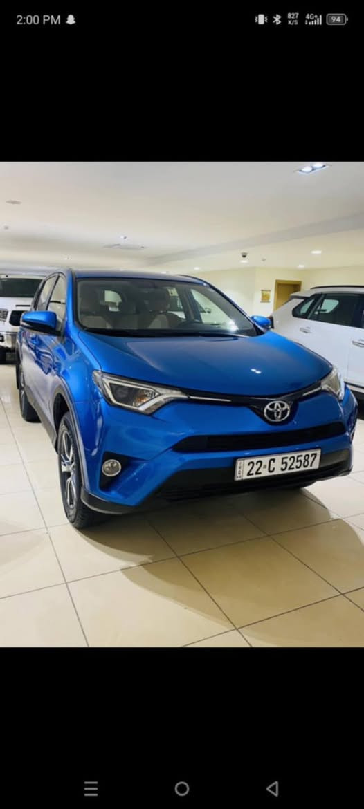 السلام عليكم راف فور جديدة بمعنى الكلمة استخدام شخصي ودائماً مدامة على ايدي
راف 4 
ازرق
موديل 2018
خليجي 
اربيل رقم جديد 
استلام شركه سردار (ساس) 
ماشيه 93 الف حاليا
جاملغ يسار صبغ (صيانه الشركه) وضربة اماميه وتبديل بنيد وجاملغات 
شاشه اندرويد وكامرا عمل بالعراق
فور ويل 
مكينة 2500 يعني بنزين عادي طبيعي ومحسن اي شي 
سيارة ما بيها اي نقص
السعر 165$ وبيها مجال اتصل وتدلل
ابو احمد
0790 460 3091
