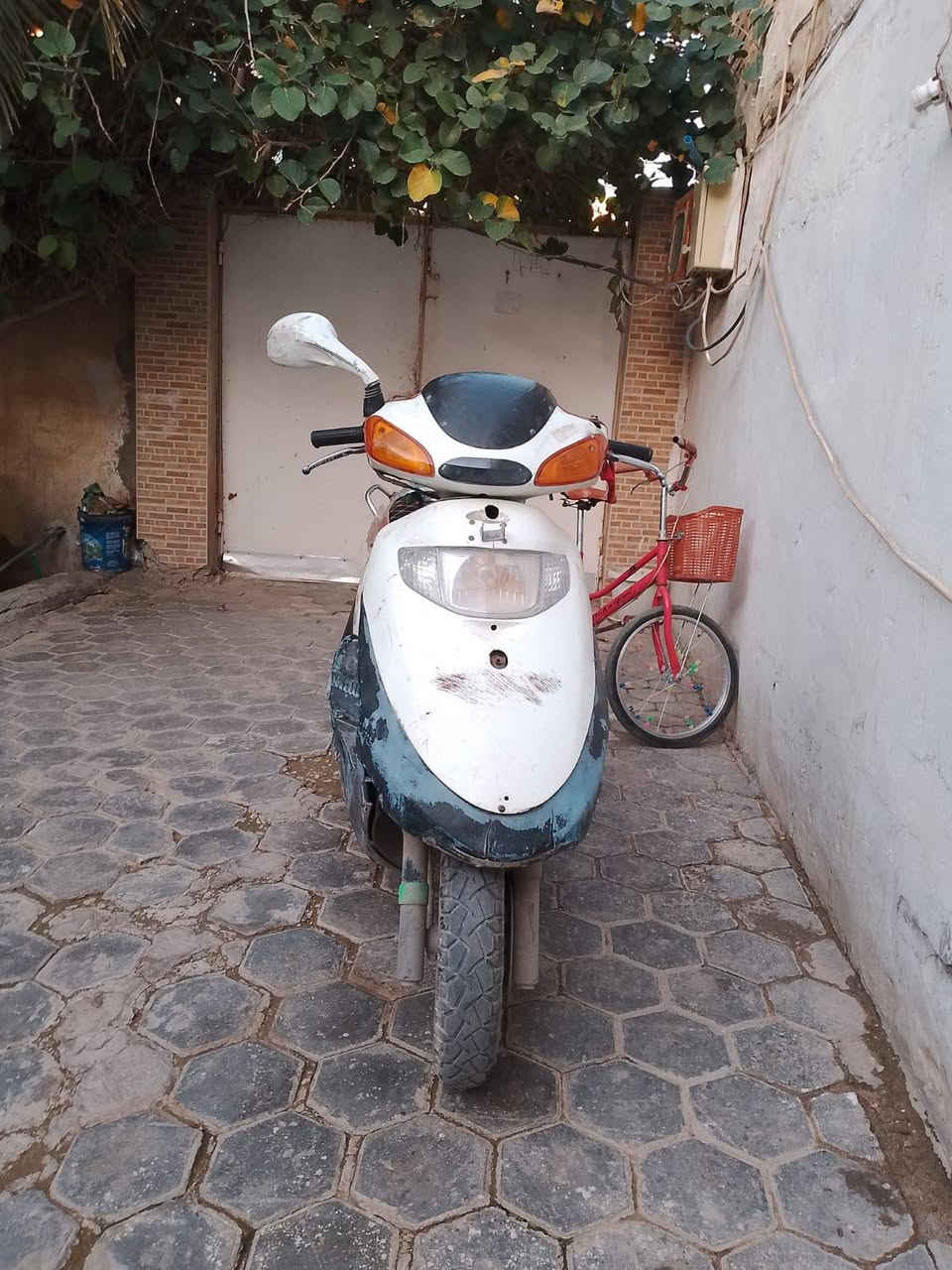 الدراجه للبيع او مراوس ب4كير الدراجه عطله بس كلجات وعرموطه مال هندر قيمها وخذها ***********
