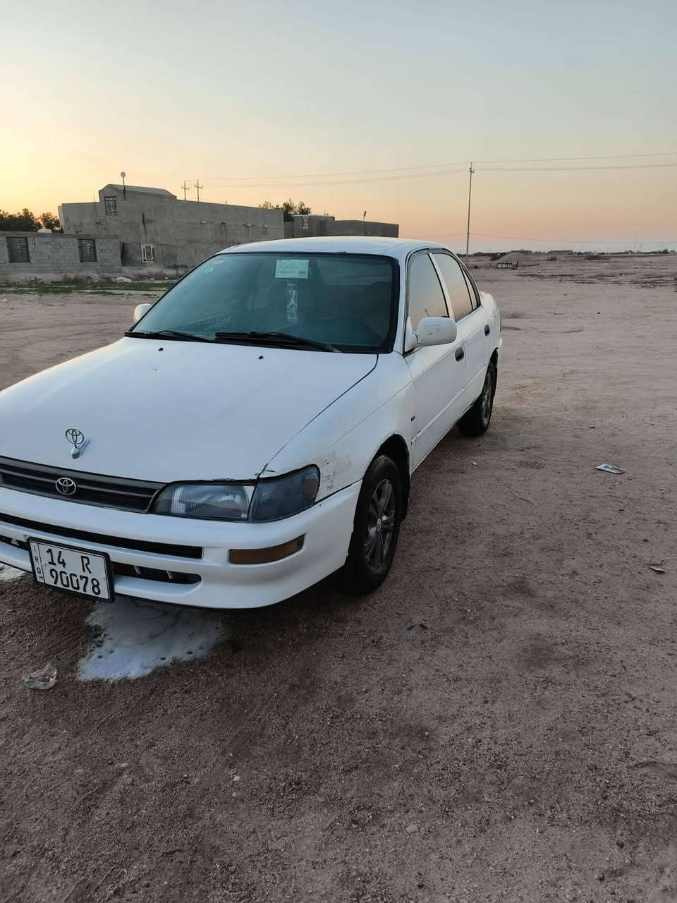 أقر المنشور قبل الاتصال🔃السلام عليكم سيارة كورلا موديل ١٩٩٣ بصره رقم إنجليزي بأسمي سنويه مجدده ال٣١ سيارة جديده مكفولة من الگص والنقل الجثه والضربه  مال جناي تقفيل سنتر لوك سايد ابريك كهربائيات شغاله طخم تاير مكينه وگير كارتون تبريد ثلج  ❄⛄السعر ٤٨ وبيه مجال لطيبين مكان السيارة بصره سفوان أنا مكلف بنشر وهذا رقم صاحب السيارة ***********
