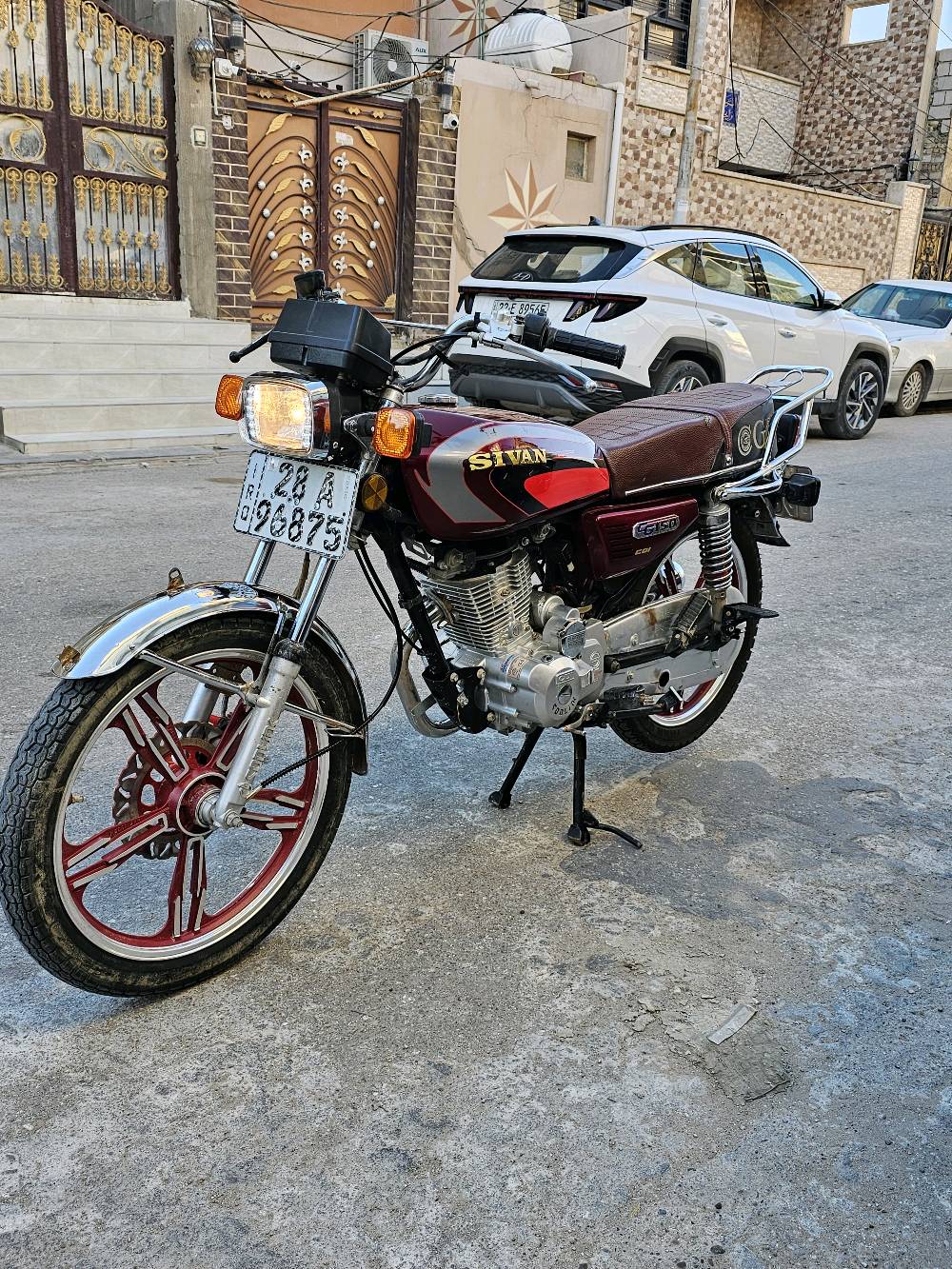 نجف حي المهندسين دراجة سيفان 2023 سنوية ورقم بسمي شرط الامداور ثاني يوم دراجة ماناقصه شي نضافه فول شغل وطلع شلعة ومعدل 