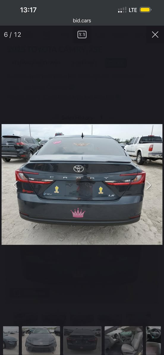 السلام عليكم
Camry LE 2025 Hybrid / كامري

لون السيارة سمنتي غامق.

بجم و خلف السيارة كبس 💯

محرك  2500cc بانزين / هايبرد

السيارة للبيع فقط 💯

الضرر : قطعة ( 1 ) صبغ + باب نفر تعديل بارد بسيط جداً 

السيارة ماشيه : 38 الف

المواصفات
• شاشة كبيرة
•كرسي الأمامي كهربائي
• كاميرا خلفية
• حساسات خلفية• 
• رادار امامي
• مانع تصادم
• محدد مسار
• تصحيح مسار
• مثبت سرعه
• مانع انزلاق
• استيرنق متحرك
• تحكم طارة
• نقطة عمياء
• مانع تجاوز
• حساسات مانع تجاوز
• بصمة تشغيل
• دخول ذكي
• شاحن ويرلس
• اضوية اماميه زنون LED
• اضوية خلفية LED
• ليد زنون نهاري
• ويل قياس 18
• نظام ECO + TRIP 
• نظام GPS + خرائط
• نفكيشن
• 3 أنظمة قياده ECO / Normal / Sport 
• اوامر صوتيه
• بلوتوث
• مدخل USB 
كفاله كير مكينه

السعر : 227

مكان السيارة دهوك

***********  كورك / واتساب
