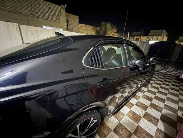 السلام عليكم كامري لبيع موديل2020 se امريكي
السياره حلوه وما ناقصها شي
ماشيه ١٠٨ الف حقيقي
مكينه وكير بشرط 
اربعه سلندر وكير at 8نمر 
داخل السياره اسود جلد 
تدفى بلكراسي والاسترين 
شفتات وتحكم 
رادار امامي ومانع اتصادم وتحديد ومسار
ليت زنون
تبريد ثلج 
تخم تاير
حادث السياره بنيد +جاملغ وشويه بلباب بدون ايرباك
بلعراق بيها كم رصعه ما مسويهن وتكحيله 
رقمها بغداد الجديد 
السعر ١٨٨ وبيها مجال لشراي 
رقمي ***********٤
