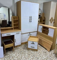 كنتور ٢ باب • سرير • ميز مراية