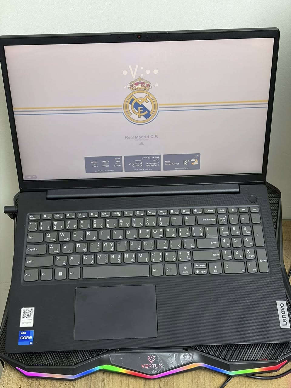 لابتوب لينوفو مطور نضافة 100‎%‎ لابتوب لينوفو مطور للبيع
• المعالج: Intel Core i7 (الجيل الأخير)
 • الذاكرة العشوائية (RAM): 16GB
 • الذاكرة التخزينية: 1TB SSD
 • حالة الجهاز: جيد جداً
 • ميزات إضافية: كيبورد عربي إنكليزي/ لوح مفاتيح مضيء/ 4k/ 460هيرتز

 للتواصل اتصل على ***********
السعر (مليون و 200) و بي مجال
