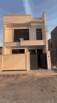 دار لبيع المساحة 100 متر الواجهة 6 وربع  3 غرف نوم  استقبال  هول  مطبخ...