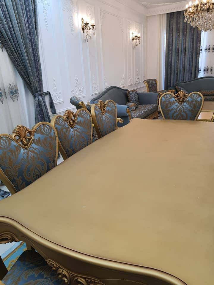 #صالة طعام تركي نظيفه جدا جدا 
#تخم ١٠ مقاعد  #قنفتين + ٤ كراسي 
#ميز طعام رئاسي   ٨  كراسي 
#السعر  3 مليون   بي مجال 
#العنوان : بغداد - المنصور - مقابل مول المنصور 
#الي يريده يتصل بالرقم 
‏‪0774 196 8336‬‏
#واتساب  #واتساب  #واتساب 
يرجى متابعة الصفحه (طلب صداقه ) 
ليصلكم كل ماهو جديد 
نعمل لخدمتكم 
علي البابلي 
للاستفسار الاتصال بالرقم 
‏‪0774 196 8336‬‏
#واتساب  #واتساب #واتساب
