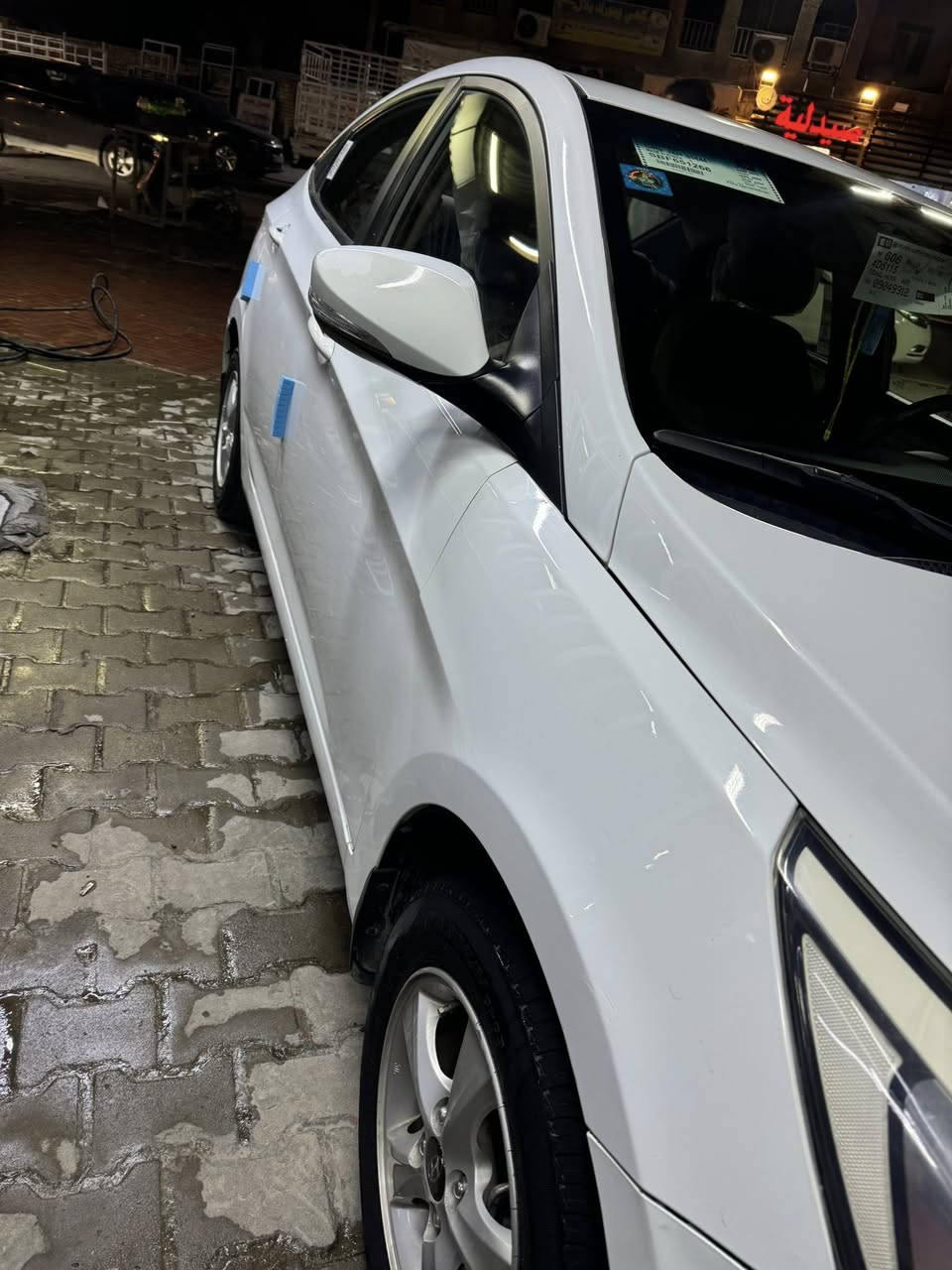 اكسنت 2015 
وارد خليجي 
شاشة كار بلي 
تحكم ستيرن 
محرك 1600
ماشيه91 
بصمه فتح وغلق وفتح صندوق 
بارد جاملغ ايمن وصبغ ربع 
بارد باب خلفي ونص صبغ 
مكينه وگير فول نضافه 
صدر مابي اي نقص
110$
***********
