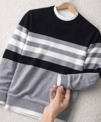 بلوفر مقلم • شيك ومريح • XL-2XL