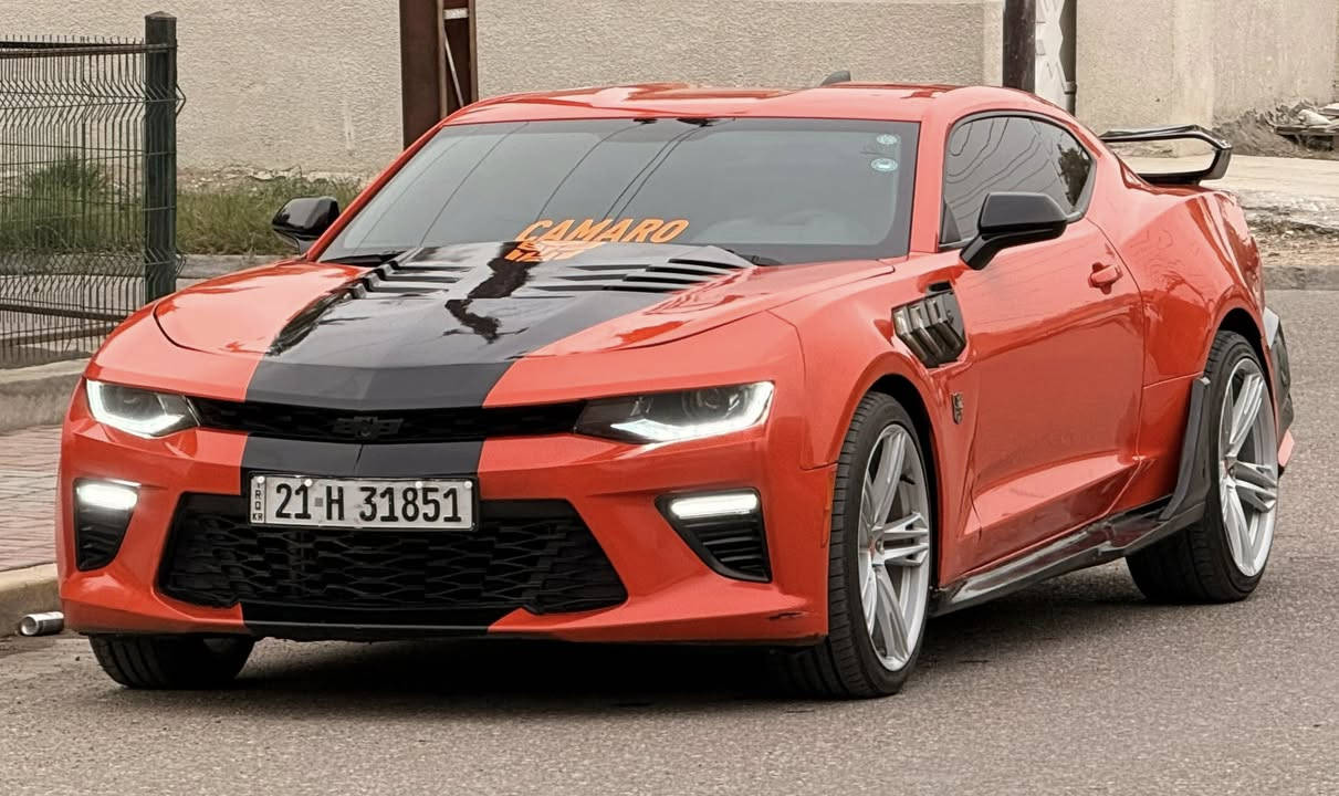 كمارو ٢٠١٩ لون مميز اصل برتقالي ماشيه ٧٠ الف فقط جديد احلى من صور عليه ادامه كامله سيرفس كامل صدر تخم تاير كير مكينه كله جديد هزه ولارقام جدد مكينه 2000 تيربو 🚀 السعر ١٢٠ وبي مجال مكان السياره بغداد حي جهاد ***********  سياره محدث بنيد بك لايت دعاميات ودفيوزرات كله اصلي
