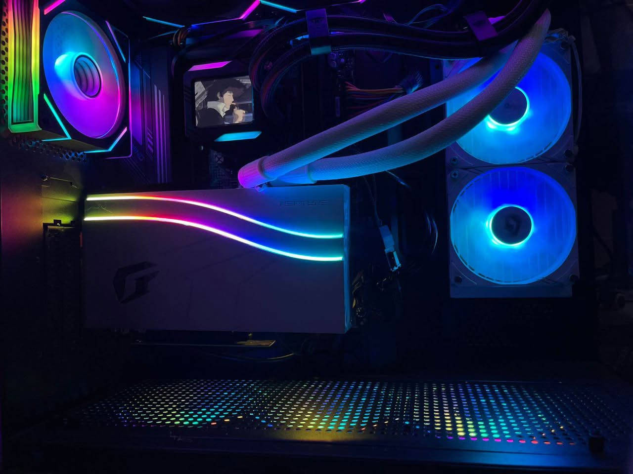 Gaming pc

R7 9700X
GIGABYTE B850 GAMING X WIFI6E
32GB DDR5 4800MT
IGAME NEPTUNE RTX 4070TI LIQUID
1TB SSD NVME GEN 4
ASTROSHELL 360MM LIQUID COOLER SCREEN
650W BRONZE 80+
SAMA NEVIEW 3021 CASE

المعاج والبورد والرام و المبرد جديدة عليها باقي 
الغراض مستخدمة كلش نظيفة وضمان ٦ شهر
سعرها 2,300,000 د.ع

( پرۆسێسەر و بۆرد و رام و کولەرەکەی نوێیە باقی مستەعمەل زۆر پاکە زەمان ٦ مانگ )
1535$

***********
توصيل موجود أربيل, العراق
