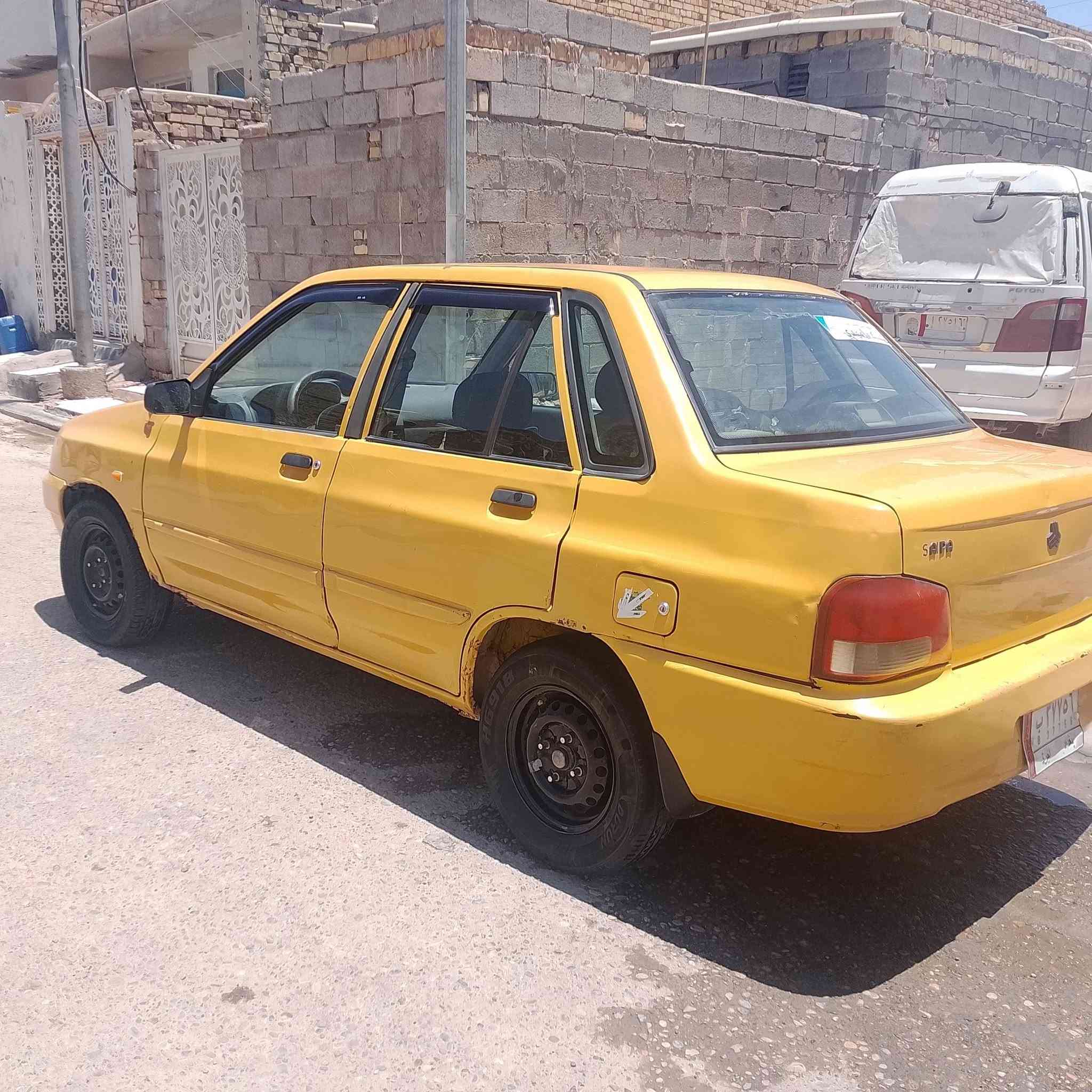 البيع
1 سايبه مديل 11 سنويه 26 هيئه وغرمات عل مشتري 
2 مكينه كير كفاله 
3 حداده تخم تاير جديد       سعر 16 وبيه مجال 
4 كهربايات كله شغاله دوشمه جديده عام 
5 مكفوله من ضربه براكيت وصبغ 
*********** مكاني ميسان العماره

