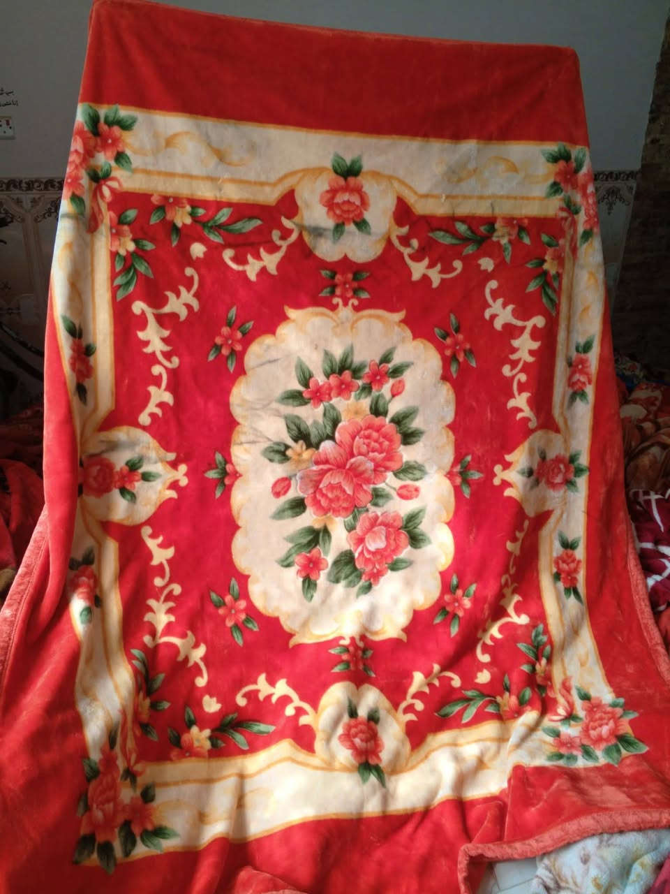 بضاعه جديد بطانيات باله اثخان وحفر ونفرين كبار ب9القطعه ***********بي واتساب
