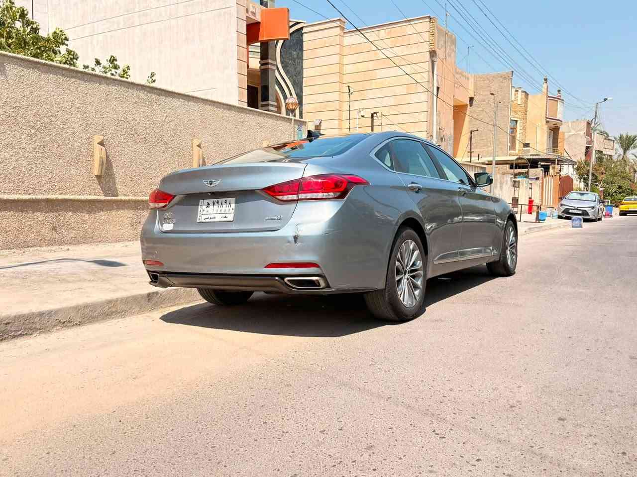 السلام عليكم جنسز g80 2016 للبيع صور حادث بالمنشور بدون ايرباك وبيها صبغ مكانات اثر شخوط ابيع حزام مكينه 6 سلندر 3800 السعر المطلوب 145 وبي مجال بسيط اي اشتفسار *********** مكاني اعظمية بيها نواقص بسيطة تنزل من السعر
