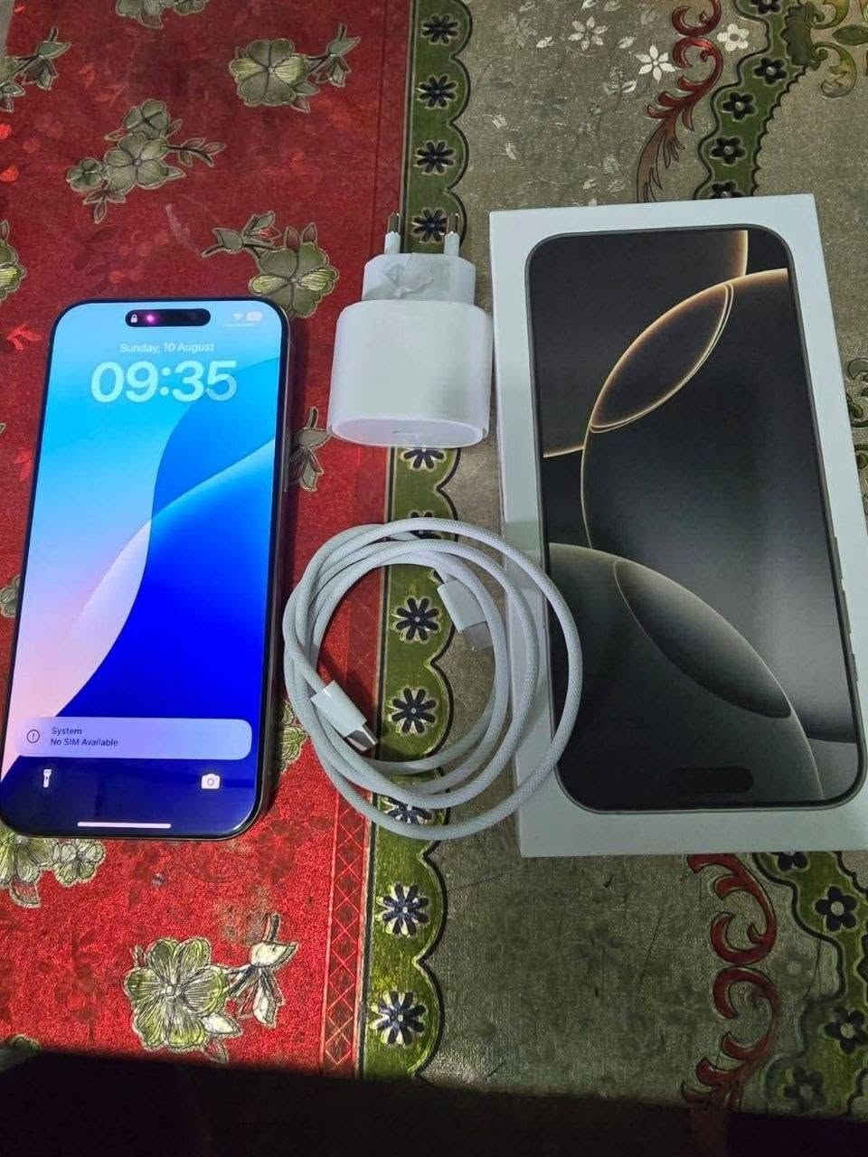 📱 iPhone 16 Pro Max للبيع بحالة ممتازة 🔥

✅ سعة التخزين: 256GB
✅ نسخة M
✅ علبه عربي إنجليزي
✅ صفر ضريبة
✅ مفكش مسمار
✅ كفاءة البطارية: 90%

📩 للاستفسار أو المعاينة ابعت رسالة خاص


**إذا كنت صاحب هذا الإعلان وتريد حذفه لأي سبب، رجاءا أرسل رسالة إلى الدعم الفني**