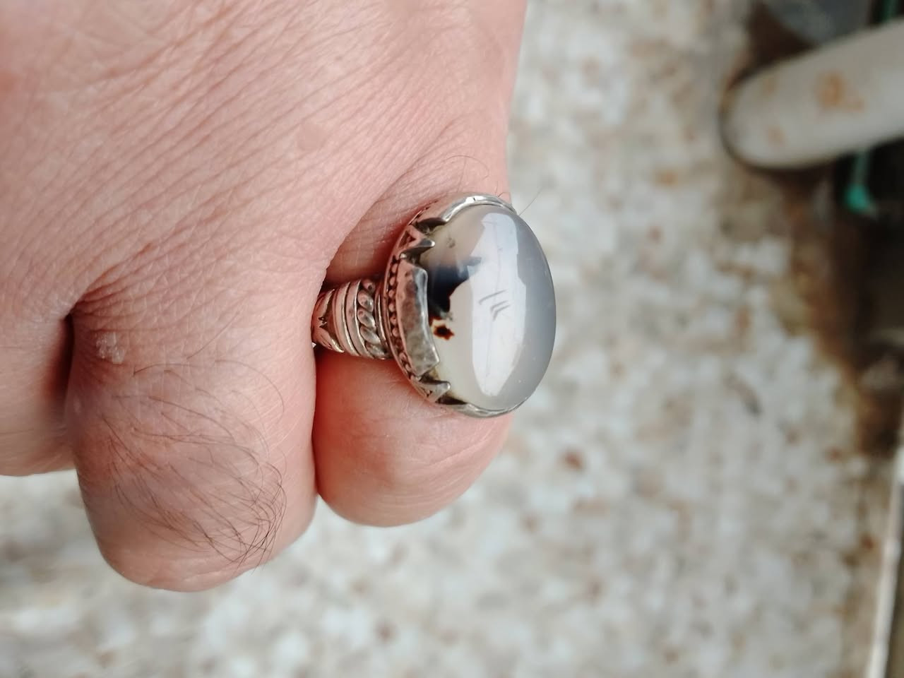 خاتمين يماني شجري مصور وسليماني قديم مكاني بغداد الحريه  ***********
