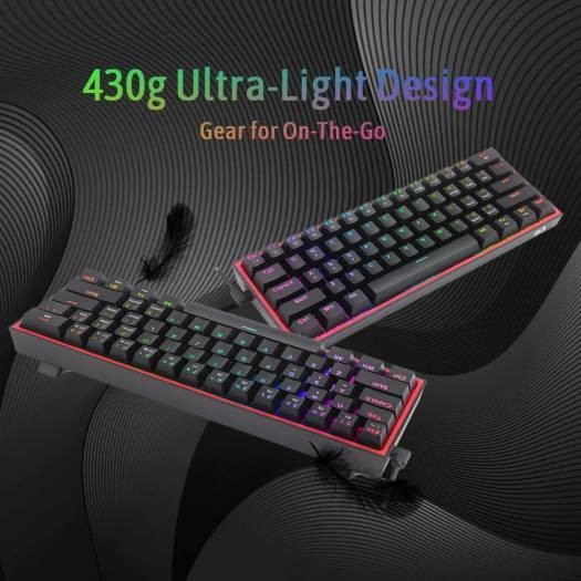 السلام عليكم
لوحة مفاتيح الألعاب الميكانيكية Redragon K617 Fizz RGB  لوحة مفاتيح سلكية مضغوطة.
التصميم: حجم مدمج بنسبة 60% بـ 61 مفتاحًا، مما يوفر مساحة أكبر على المكتب. 
الإضاءة: إضاءة خلفية RGB تحتوي على ما يصل إلى 20 وضعًا مختلفًا يمكن تعديل سطوعها وسرعتها. 
المفاتيح: مفاتيح ميكانيكية ذات لون أحمر مقاومة للغبار (Red Switches). 
التوصيل: اتصال سلكي عبر كابل USB-C لضمان استجابة سريعة
السعر 30 الف


**إذا كنت صاحب هذا الإعلان وتريد حذفه لأي سبب، رجاءا أرسل رسالة إلى الدعم الفني**