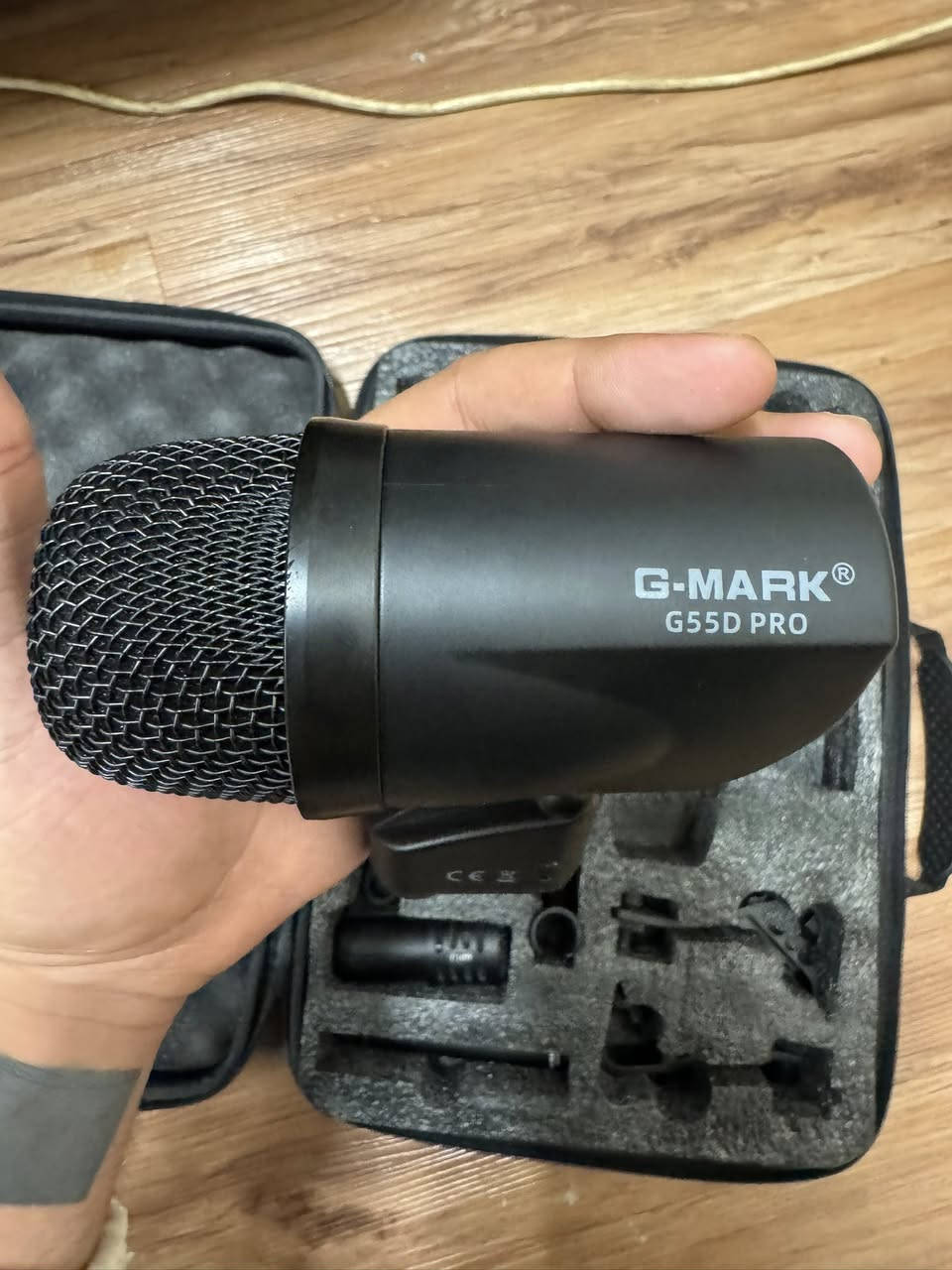 سيت مايكات ايقاع
G mark gd1.7
7 مايكات ايقاعية
جديد غير مستخدم ابد
السعر 375 الف وبيها مجال بسييط
***********
