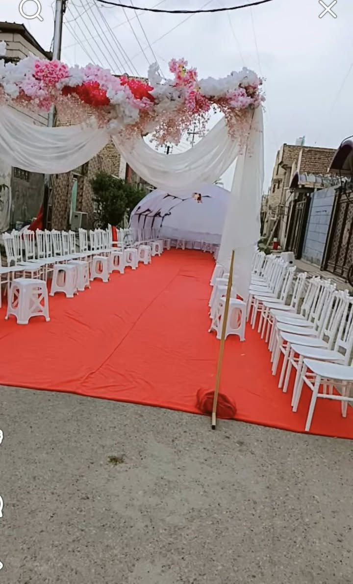 اقوى عرض تجهيز المناسبات. بسعررر 250 الف دينار فقط 
العرض يشمل التوصيل وتجهيز المناسبة
***********
