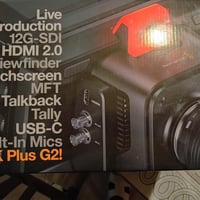 ‎ Blackmagic Studio Camera 4K Plus G2،  للبيع كاميرا احترافية مصممة خص...