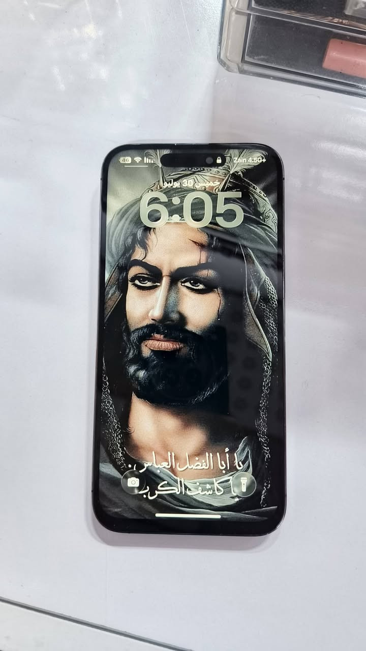 ​⚡ iPhone 14 Pro Max - للبيع ⚡
الموديل: آيفون 14 برو ماكس (iPhone 14 Pro Max)
​المساحة / الذاكرة: 256 جيجابايت
​اللون: بنفسجي عميق (Deep Purple)
​نوع الإصدار / الشريحة: أمريكي (LL/A) - يدعم الشريحة الإلكترونية (eSIM)
​الحالة العامة: نظيف جداً وممتاز، شاشة بدون خدوش، 
1-  مبدله + بطاريه 
2- شريحه إلكترونية فقط
السعر  650 الف 
الاتصال 
***********
