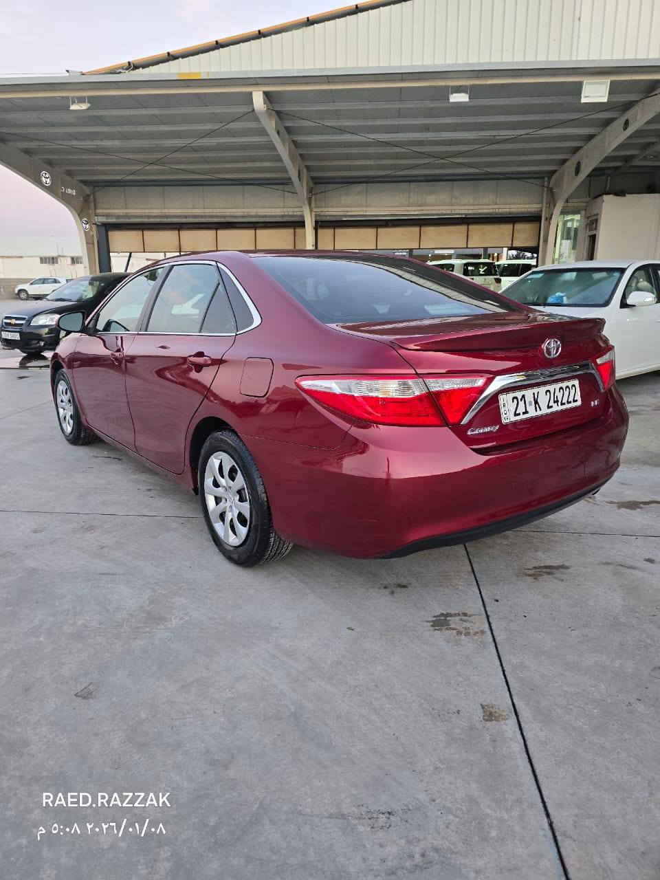 كامري LE 2017
السعر : 140 وقابل للتفاوض
اللون احمر 
حادثها بنيد وجاملغ السكن بدون دواخل
مواصفات الـ LE معروفه 
السيارة كاملة مكمله من حداديه وكهربائيات  
مكاني سليمانية 
تواصل 
***********
***********
