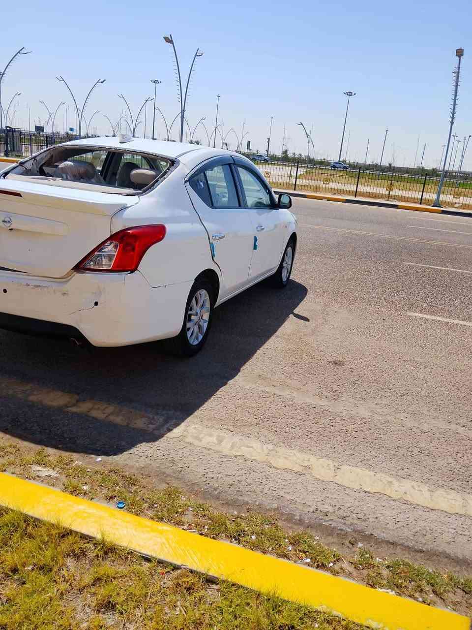 سلام عليكم نيسان سني هندي مديل 24 رقم اربيل تحويل او وكاله سياره كفالة ماعده الحادث الموضح بالصور كير مكينه تبريد تخم تاير حداده جاهزة من كلشي  مكاني البصره القبله شراي يتصل ويدلل الخاص مغلق سعره مناسب ***********
