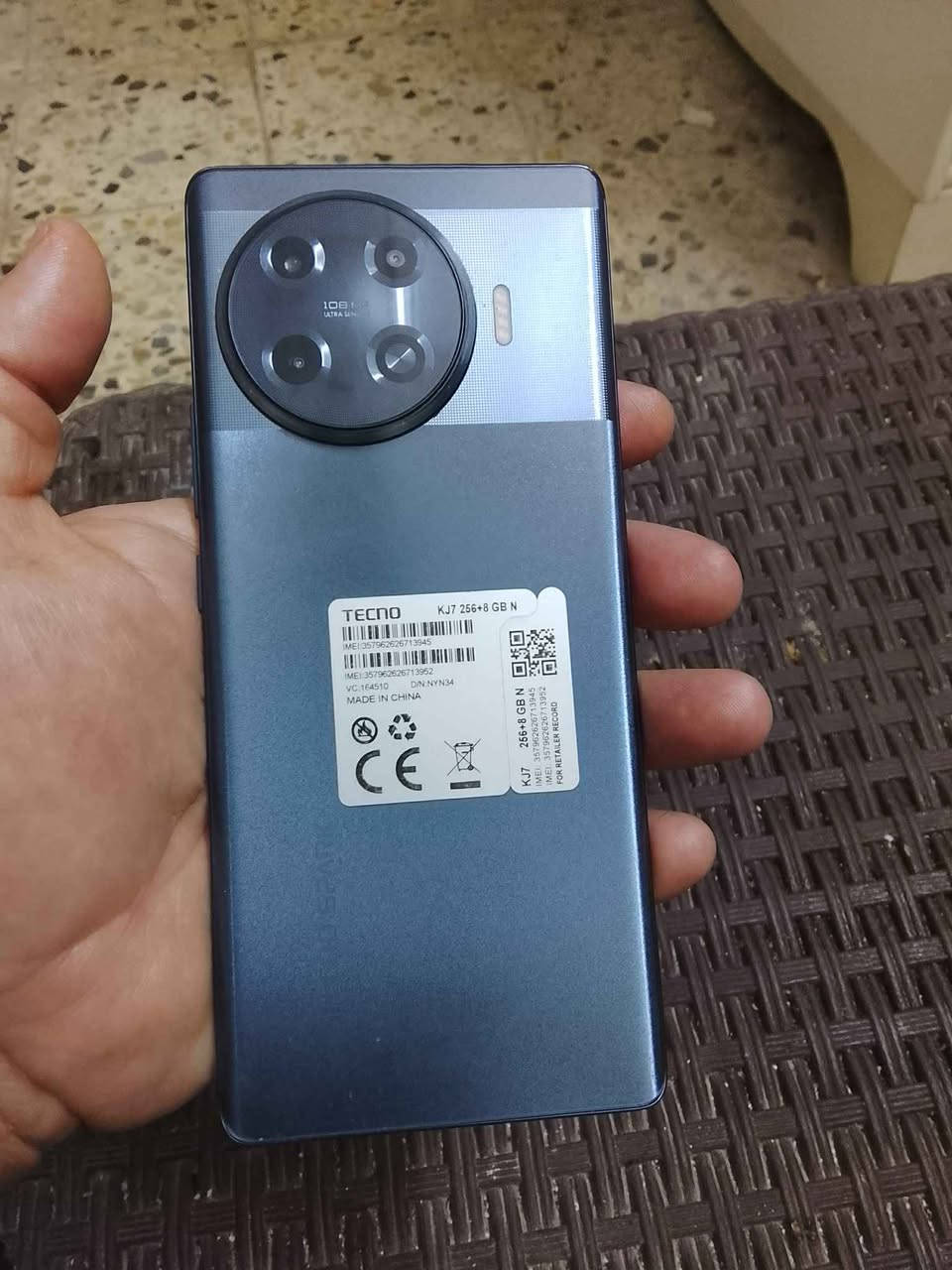 Tecno spark Pro+
معالج hello G99 ultimate 
 رام 16 8+8
ذاكرة 256 كيكا 
شاشة مقوسة بتردد 120 هيرتز
بصمة مدمجة داخل الشاشة 
بطارية 5000 ملي امبير 
نظافة 90% 
لامفتوح ولامصلح نهائي 
بدون ملحقات 
السعر 190 الف 
مكاني بغداد الاعظمية لا يوجد توصيل بغداد, العراق


**إذا كنت صاحب هذا الإعلان وتريد حذفه لأي سبب، رجاءا أرسل رسالة إلى الدعم الفني**