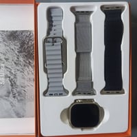 🔥 ساعة S9 Ultra بثلاثة أساور! المحتويات: ساعة ذكية بتصميم Ultra. 3 أسا...