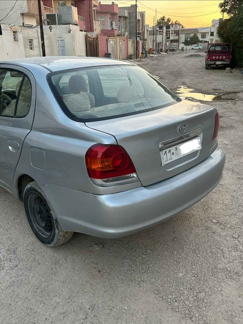 سلام عليكم 
مكلف بالنشر تويوتا ايكو 2005 رقم بغداد دولي شرط التحويل 
محرك 1600 شرط كير أوتوماتيك شرط تبريد شغال 
صدر جديد كهربائيات كلها شغاله غرفه نضيفه جداً 
صبغ عام جماليه مكاني سامراء السعر 60 بيها مجال للشراي 

‭***********‬
